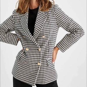 Racel Zoe Houndstooth Blazer